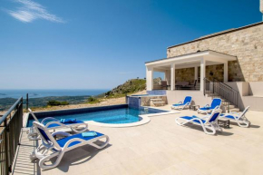 Luxury Villa Leni with private pool and Jet pool near Dubrovnik, Ivanica